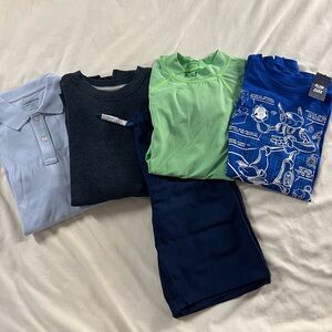 Lands End Boys 10-12 summer 5 Pack
